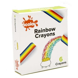 Boîte 6 kredki woskowe Arc en ciel