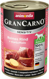 ANIMONDA GranCarno Sensitiv Adult Dog smak: Wołowina, Ziemniaki