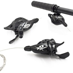 Sram Manetka GX 2x11-rz, zestaw, Trigger Shifters, czarne