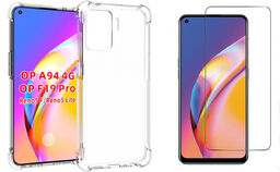 Etui Żelowe A-shock + Szkło Płaskie do Oppo