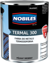 Nobiles Termal 300 farba do metalu termoodporna srebrny