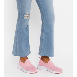 Wsuwane różowe buty sportowe