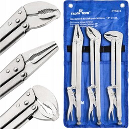 Szczypce Samozaciskowe Morsa Morsea Długie 3szt.