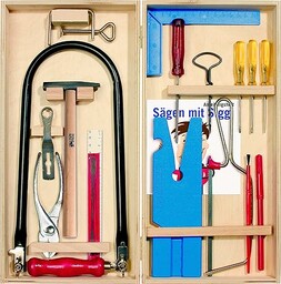 Pebaro 450 zestaw wyrzynarek w drewnianej skrzynce, 23