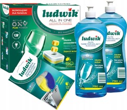 LUDWIK Tabletki Ultimate x 50 Nabłyszczacz 2x750ml +