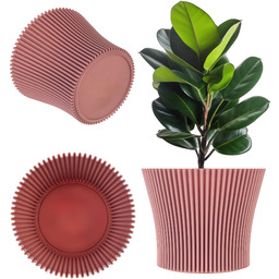 Doniczka na kwiaty Estrela 19cm różowy