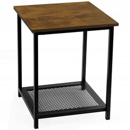 Stolik Kawowy Szafka Nocna Z Półką Loft