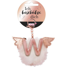 NICI 46991 zawieszka do torebki pompon ochronny litera