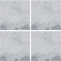 Creative Tops Naturals Marmurowe podkładki pod napoje, białe,