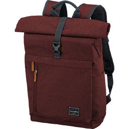 Plecak rolowany Travelite Basics Bordowy