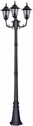Zewnętrzna LAMPA stojąca Standard K-7009A2/3 czarny Kaja metalowa