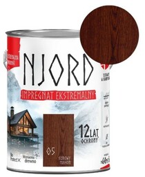 NJORD Impregnat ekstremalny do drewna - surowy mahoń