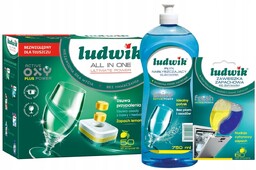 LUDWIK Tabletki Ultimate x 50 Nabłyszczacz 750ml +