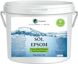 Lonaen, Sól gorzka rzymska siarczan magnezu Epsom, 5kg