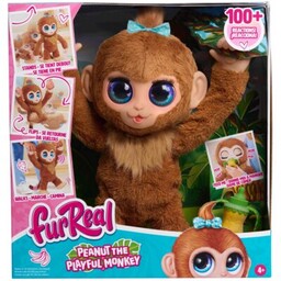 JUST PLAY Zabawka interaktywna FurReal Małpka Peanut 28113-000-1A-002-WB0