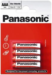 4x bateria cynkowo-węglowa Panasonic R03 AAA (blister)
