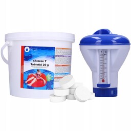 Chlor tabletki do basenu 3kg 20g do chemia