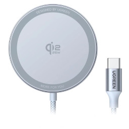 UGREEN MagFlow W753 Qi2 25W Szary Ładowarka indukcyjna