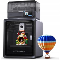 Drukarka 3D Anycubic Kobra S1 Combo zamknięta wielokolorowa