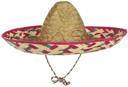 Kapelusz Meksyk Sombrero by Lipodo, naturalny, One Size