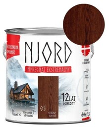 NJORD Impregnat ekstremalny do drewna - surowy mahoń