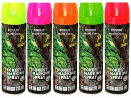 Spray Farba do znakowania drzew 5 Sztuk MIX
