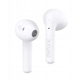DeFunc Słuchawki Bluetooth 5.3 True Lite bezprzewodowe biały/white