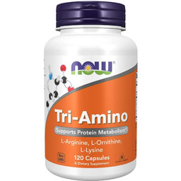 Suplement diety, Now Foods Tri-Amino (L-Arginina, L-Ornityna, L-Lizyna)