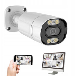 Kamera Zewnętrzna Tubowa Ip PoE 8MPX Hq Zoom