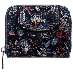 Dwustronny portfel damski z suwakiem BajuBaj ze skóry