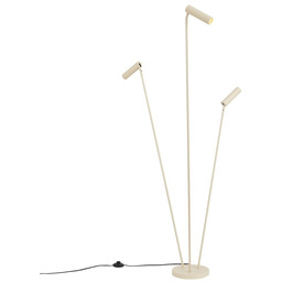 Nowoczesna lampa podłogowa beżowa 3-punktowa GU10 35mm -
