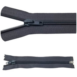 Zamek błyskawiczny #5 Rozdzielczy 35cm Grafit 5szt