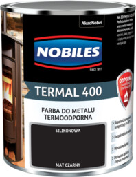 Nobiles Termal 400 farba do metalu termoodporna czarny