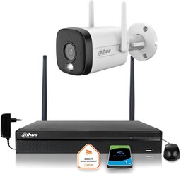 Dahua Zestaw monitoringu IP Kamera WI-FI 5MPx aktywne