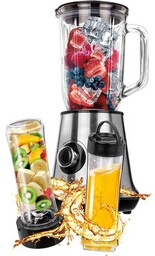 MPM Blender kielichowy MBL-15M Inox (Sportowy) + 2