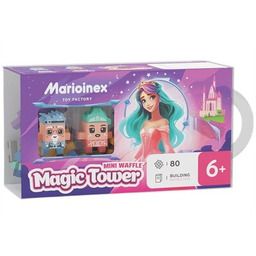 MARIOINEX Klocki elastyczne Mini Waffle Księżniczka: Magiczna Wieża