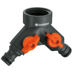 GARDENA Przyłącze kranowe z 2 wyjściami 3/4" 1"