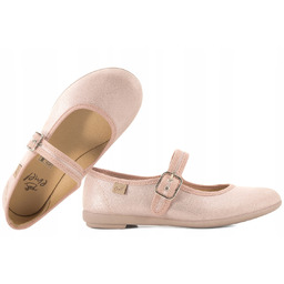 Emel E4117A Balerinki Tekstylne Dziewczęce Półbuty 27 Różowy
