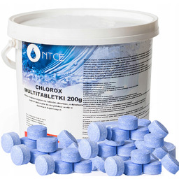 Chlor Basenu Jacuzzi Spa Tabletki 20G Niebieska Woda
