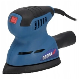 Szlifierka Oscylacyjna Dedra 125W Elektryczna Do Drewna Zestaw