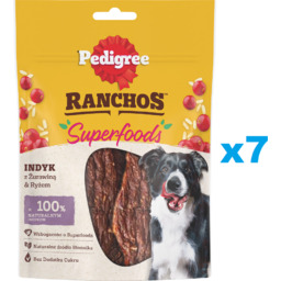 PEDIGREE Ranchos Superfoods z indykiem, żurawiną i ryżem