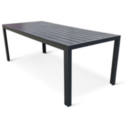 Stół aluminiowy z blatem polwyood