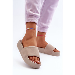 Damskie Klapki Na Platformie Zamszowe Big Star NN274A671