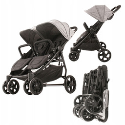 Wózek dla bliźniąt bliźniaczy podwójny spacerowy Xinn Twin