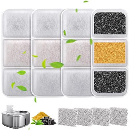 Gimars 4-pak zamiennik filtra wody do filtrów fontanny