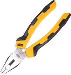 Deli Tools Szczypce uniwersalne (kombinerki) EDL2008, 8" (żółte)