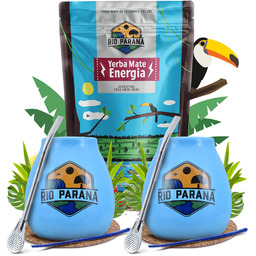 Zestaw Startowy Yerba Mate Rio Parana Energia Tykwa