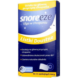 Snoreeze Listki doustne, 14 sztuk