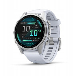 Garmin Fenix 8 Amoled 43mm srebrny zegarek sportowy