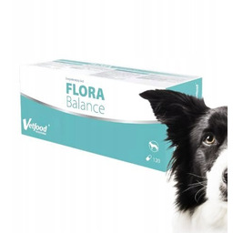 Flora Balance 120 kapsułek probiotyk dla psa wspierający